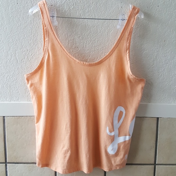 Victoria's Secret Tops - Victoria Secret oversized scoop neck tank top GUC